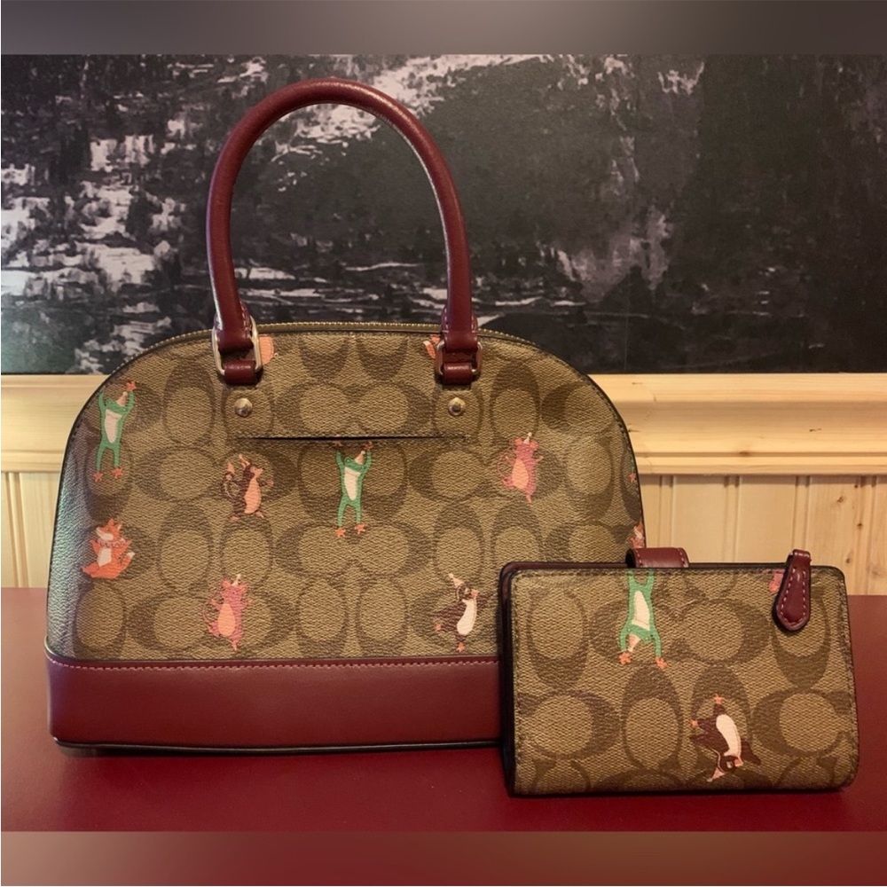 Coach Pink Floral Bag